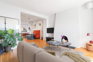 Alternate view of the living and dining space at 1370 Davenport Rd showcasing natural light, cohesive layout, and modern finishes.