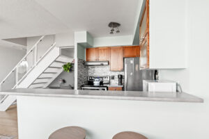 Kitchen in 200 Manitoba St #421 loft