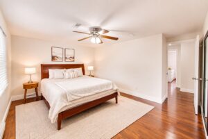 Spacious primary bedroom in South Oakville family townhouse