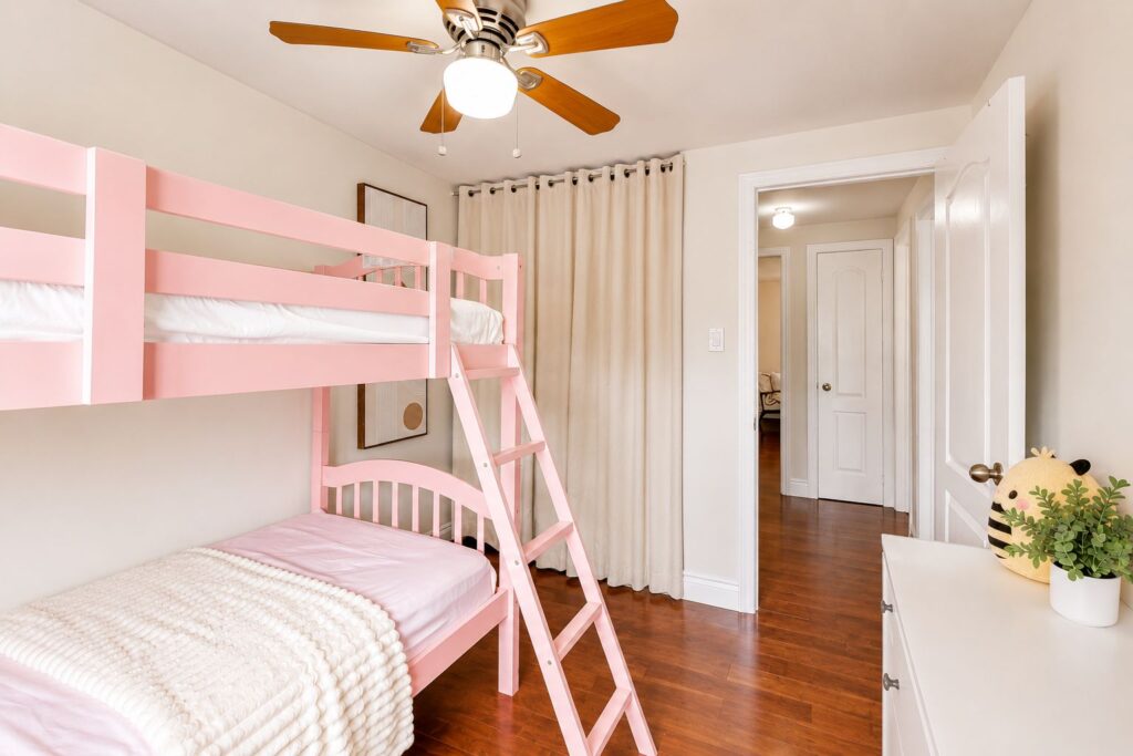 Third bedroom at 2108 Lakeshore Road West Oakville